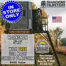 Shadow Hunter Marksman Premium Series 5x6 Octagon Combo Blind (Pre-Assembled)