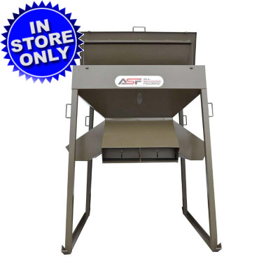 All Seasons 2000lb Low Pro Stand & Fill Protein Deer Feeder on Skids