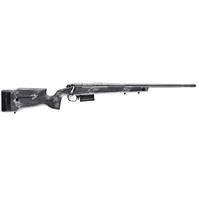 Bergara B-14 - Crest 6.5 Creedmoor 20in Grey Cerakote Fluted Barrel Black w/ Grey Splatter