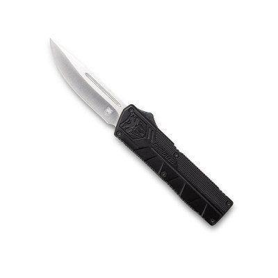 CobraTec OTF Lightweight 3.25in Drop Point - Black