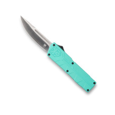 CobraTec OTF Lightweight 3.25in Drop Point - Tiffany Blue