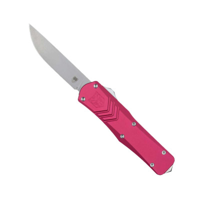 CobraTec Medium FS-X Gen II 3in Drop Point Automatic OTF Knife - Red