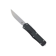 CobraTec Small FS-X Gen II 2 3/4in Drop Point Automatic OTF Knife - Black