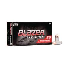 Blazer .45 Auto 230gr. FMJ Ammunition - Aluminum Case - 50 Rounds