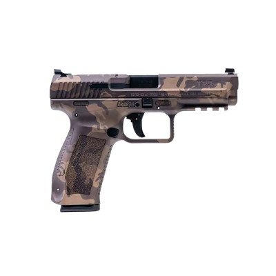 Century Canik TP9SF 9mm Luger 18+1 4.46in Match Grade Barrel - Woodland Camo