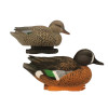 ECM Legacy Blue Wing Teal Decoys - 6-Pack - 4 Drakes, 2 Hens