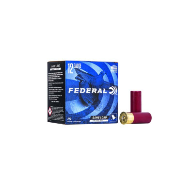 Federal Game Shok Upland Heavy Field 12ga Game Loads 2.75in #6 Shot 1 1/8oz - 25 Rounds