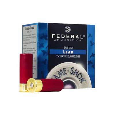 Federal Game-Shok Upland Hi-Brass Shot Shells 20Ga 2.75in 1oz #7.5 - 25 shells per box