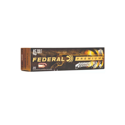 Federal Premium Hammerdown 45 Long Colt 250gr Bonded Hollow Point - 20 Rounds