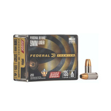 Federal Premiun Personal Defense 9mm Luger 135gr Hydra-Shok Deep Hollow Point - 20 Rounds