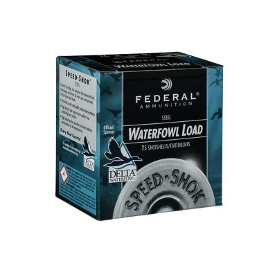 Federal Speed-Shok Waterfowl 12Ga 2.75in 1 1/8 BB Steel Shot - 25 Rounds