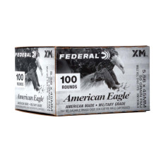 Federal American Eagle 5.56x45mm NATO 55Gr M193 FMJBT - 100 Rounds