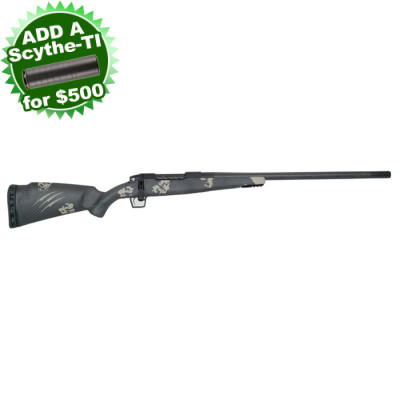 Fierce Firearms CT Rogue 6.5 PRC 20in Carbon Fiber Barrel Black Cerakote Receiver - Forest Camo