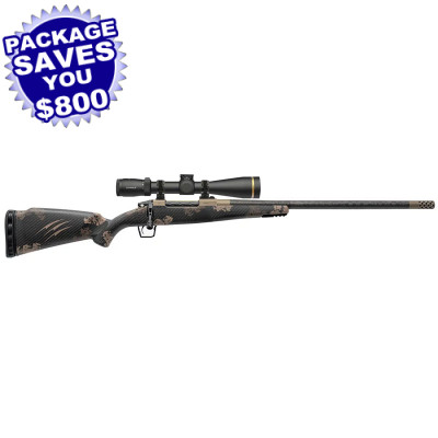 Fierce Firearms Carbon CT Rogue Titanium - Leupold VX-5HD 3-15x44 Scope Package - Bronze Sonora