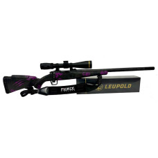 Fierce Firearms CT MINI Rogue 6.5 PRC 20in Carbon Fiber Purple Camo - Leupold VX-5HD 3-15x44 Dialed-In Package