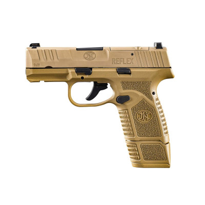 FN Reflex MRD 9mm Luger 3.3in Barrel 11+1, 15+1 - FDE