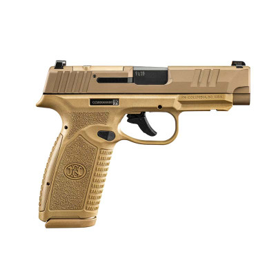 FN Reflex XL MRD 9mm Luger 3.8in Barrel 15+1, 18+1 - FDE