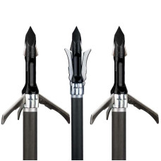 Grim Reaper Blackout Crossbow Broadheads with Practice Broadhead - 3 Pack