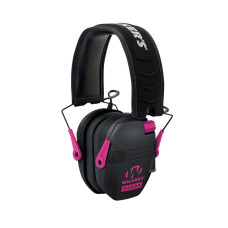 Walkers Razor Slim Shooters Electronic EarMuffs - Black / Pink Accents