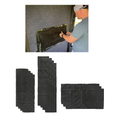 Muddy Outdoors Universal Box Blind Magnetic Curtain Kit