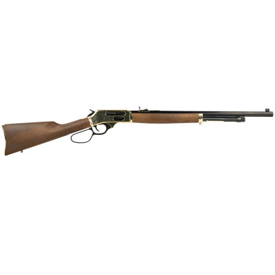 Henry Side Gate .45-70 Gov 22in Octagon Barrel Brass Receiver - American Walnut Stock