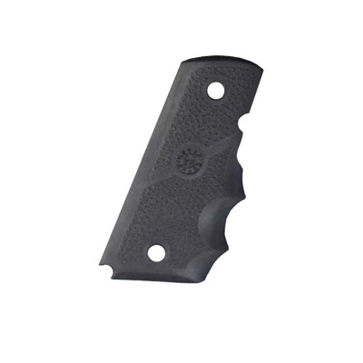 Hogue Grip Cobblestone Black with Finger Grooves - 1911 Officer