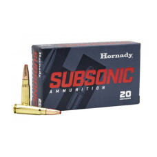 Hornady Subsonic Varmint 7.62x39mm 255gr Sub-X - 20 Rounds