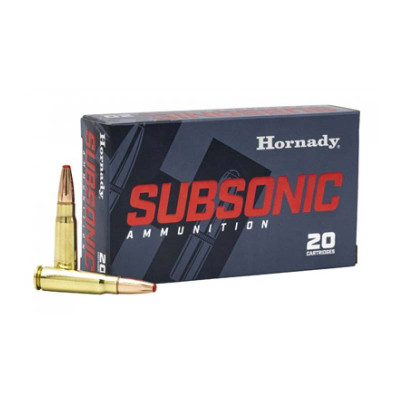 Hornady Subsonic Varmint 7.62x39mm 255gr Sub-X - 20 Rounds