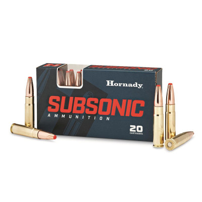 Hornady Sub-Sonic 450 Bushmaster 395gr Sub-X Subsonic Ammunition - 20 Rounds