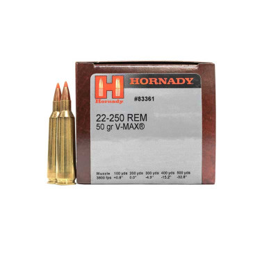 Hornady Varmint Express 22-250 50Gr V-Max - 50 Rounds