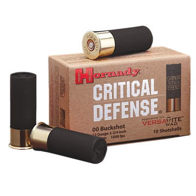 Hornady Critical Defense 12ga 2.75in 00 Buck Shot - 10 Rounds