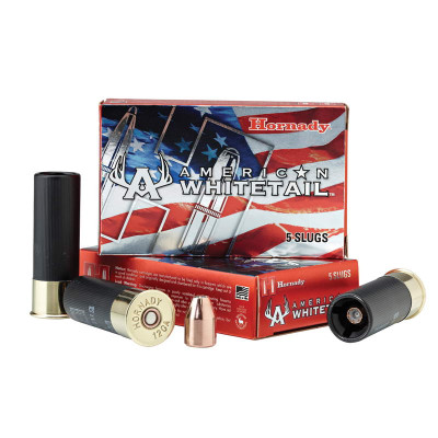 Hornady American Whitetail 12ga Slug 325gr. Interlock - 5-Rounds