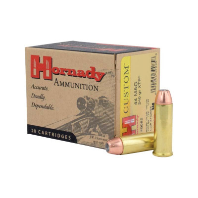 Hornady Custom 44 Mag 240gr XTP Hollow Point Ammuntion - 20 Rounds