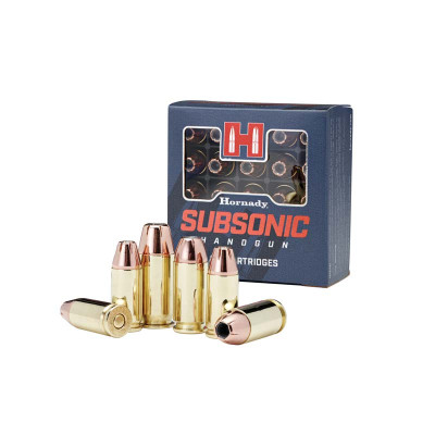 Hornady Subsonic XTP 9mm 147gr - 25 Rounds