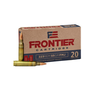 Hornady FR100 Frontier .223 Rem 55gr FMJ - 20 Rounds