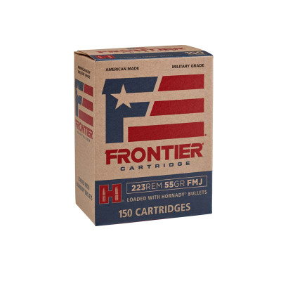 Hornady FR1015 Fontier .223 Rem 55gr FMJ - 150 Rounds