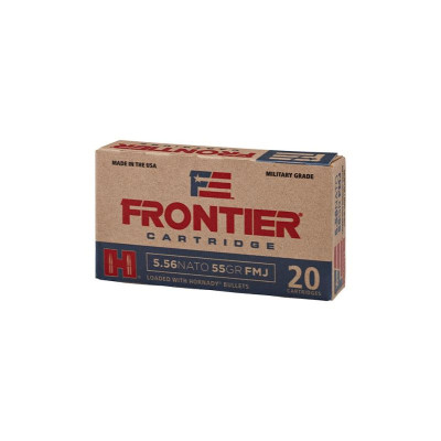 Hornady FR200 Fontier 5.56 Nato 55gr FMJ - 20 Rounds