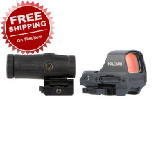 Holosun HE510CGR / HM3X Open Reflex 2 MOA Green Dot / 65 MOA Circle with 3x Magnifier Combo Holosun HE510CGR / HM3X Open Reflex 2 MOA Green Dot / 65 MOA Circle with 3x Magnifier Combo
