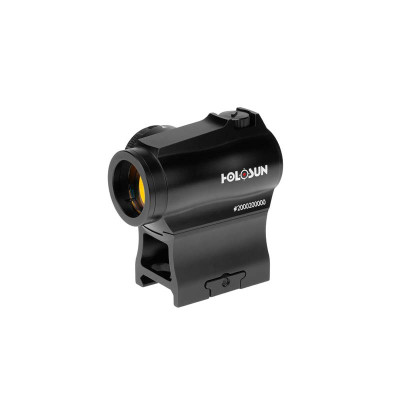 Holosun HE503R-GD 2MOA Gold Dot/ 65MOA Gold Circle Multi Reticle Carbine Sight with Shake Awake - Black