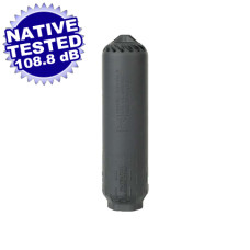 Huxwrx FLOW 556-TI Suppressor with 1/2-28 Flash Hider - Black