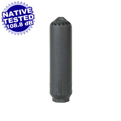 Huxwrx FLOW 556-TI Suppressor with 1/2-28 Flash Hider - Black