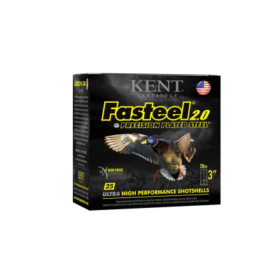 Kent Cartridge Fasteel 2.0 Waterfowl 20ga 3in 7/8oz #2 - 25 Rounds