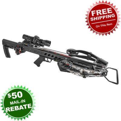 Killer Instinct Fatal-X Crossbow Package with RDC Rapid Crank Device