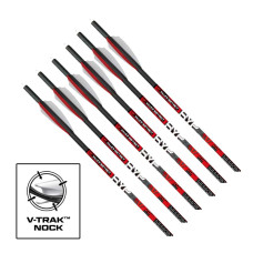 Killer Instinct HYPR-V 20in Crossbow Bolts with V-Nock - 6-Pack