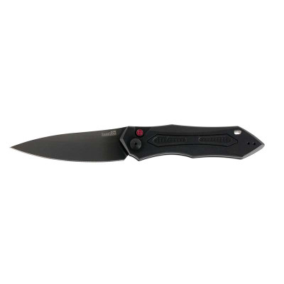 Kershaw Launch 6 Folding Drop point 3.75in Automatic Knife - Black Anodized