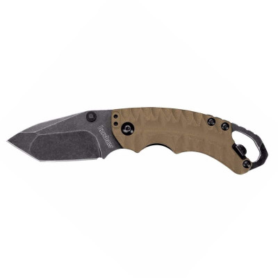 Kershaw Shuffle II Blackwash Folding Knife - Tan