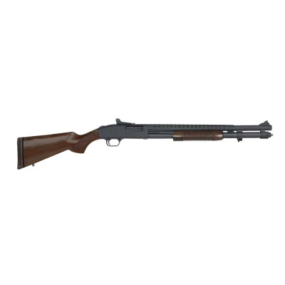 Mossberg 590A1 Retrograde Pump 12 Gauge 20in 8+1 3in Black Parkerized Walnut Right Hand