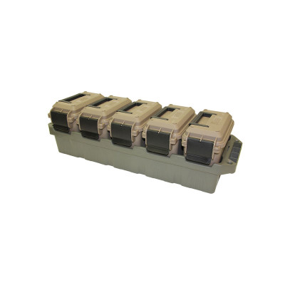 MTM 5-Can Ammo Crate Mini - Dark Earth