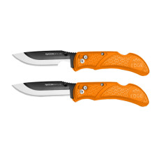 Outdoor Edge Razor Onyx Replaceable Blade Knife - Orange Handles - 2-Pack