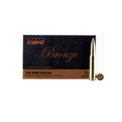 PMC Bronze .308 WIN 147gr FMJBT - 20 Rounds